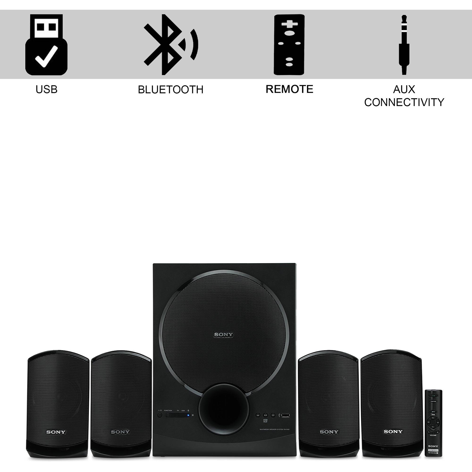 Sony series best sale 4.1 multimedia speaker